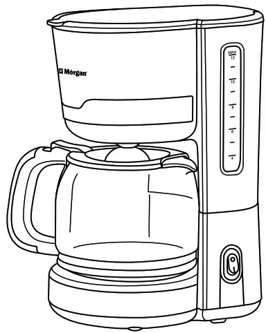 Morgan MCM NC12C Coffee Maker - cover