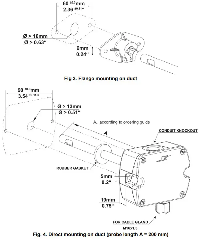 Automatic Centre AQS KAM RH V CO2 Temperature Humidity Transmitters - Figure 3