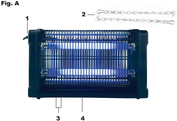 beper P206ZAN020 Insect Killer Lamp-FIG2