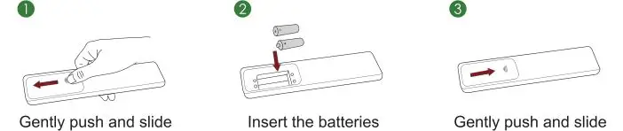 SHARP LC-65Q620U TV - Begin using your remote
