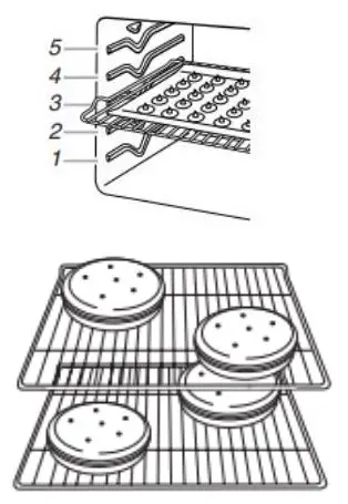 AMANA ACR4503SFW Electric Range User Guide - POSITIONING RACKS AND BAKEWARE
