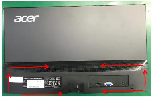 acer SA270 LCD Monitor - Assembly and Disassembly Procedures 28