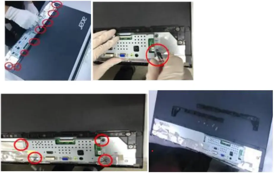 acer SA270 LCD Monitor - Assembly and Disassembly Procedures 6