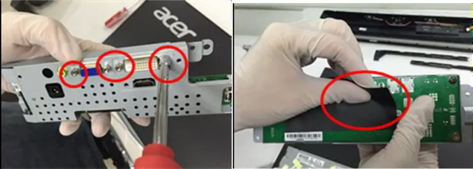 acer SA270 LCD Monitor - Assembly and Disassembly Procedures 9