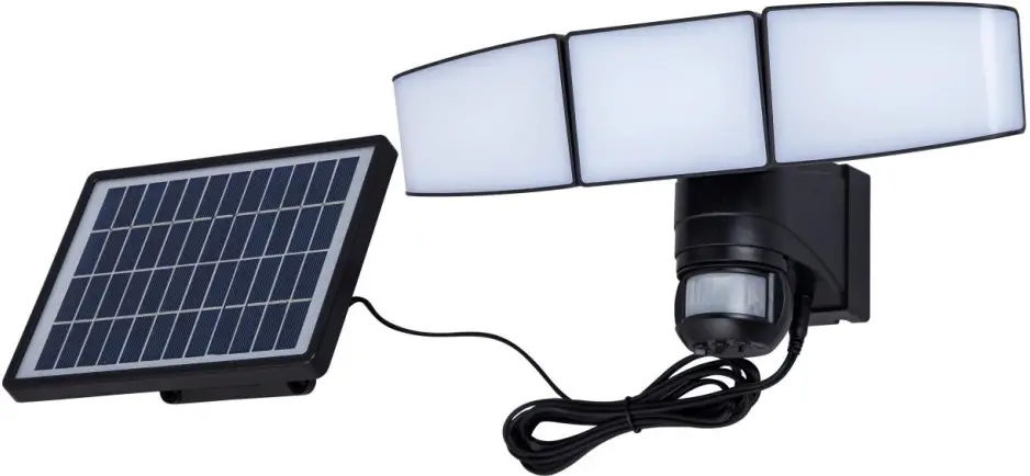 WeteLux 97 53 50 Solar Floodlight with Motion Sensor