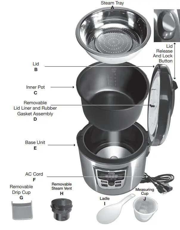 POWER Multi Cooker MC501- Parts & Accessories