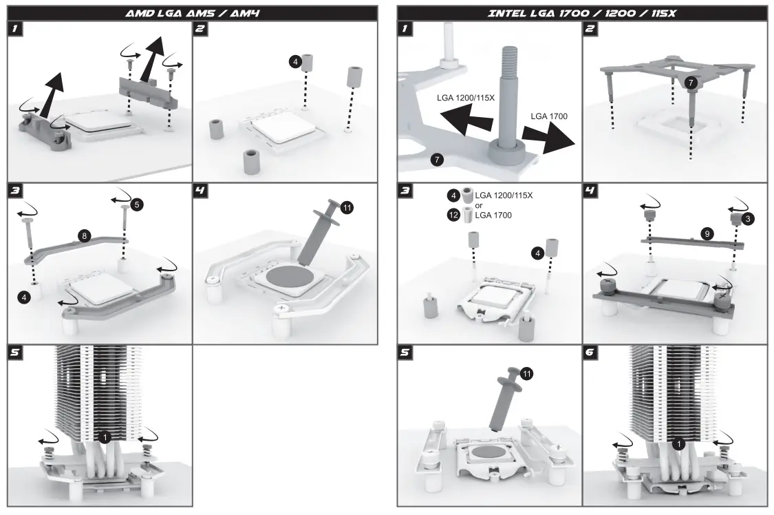 Alpenf hn 84000000184 Dolomit Advanced 120mm ARGB CPU Cooler - fig1