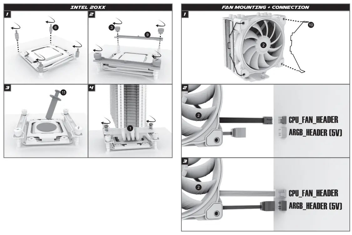 Alpenf hn 84000000184 Dolomit Advanced 120mm ARGB CPU Cooler - fig2
