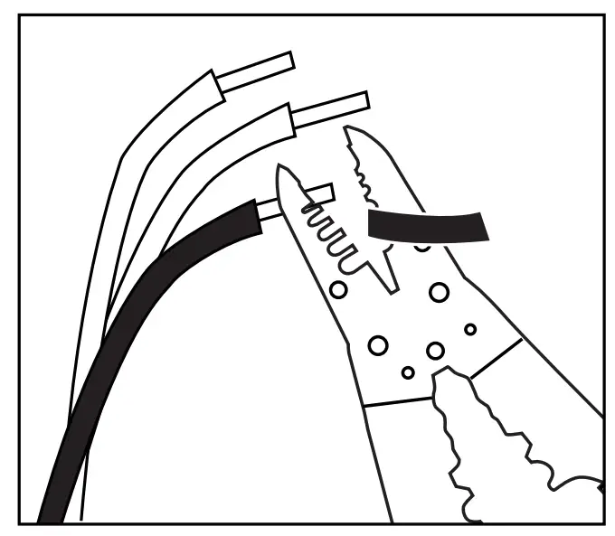 Single LED Fixture Hardwire Installation