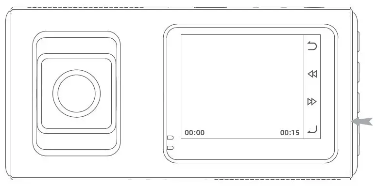 iZEEKER GD300 Dash Camera User Manual - Delete a video