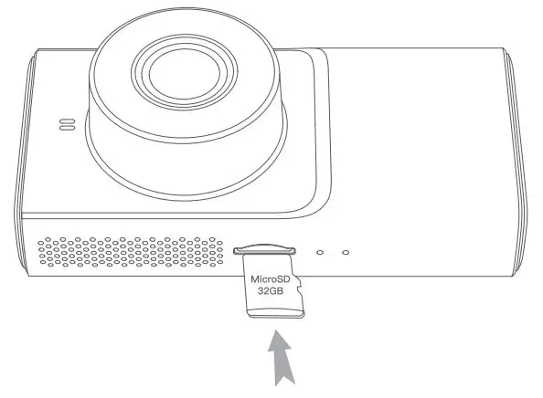 iZEEKER GD300 Dash Camera User Manual - MicroSD card