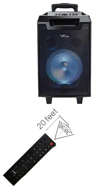 VeGue VS-0866 Portable Bluetooth Speaker - figure 1