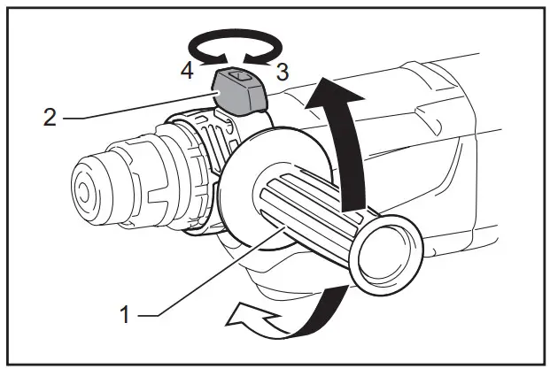 makita M8701 Combination Hammer - figure 5