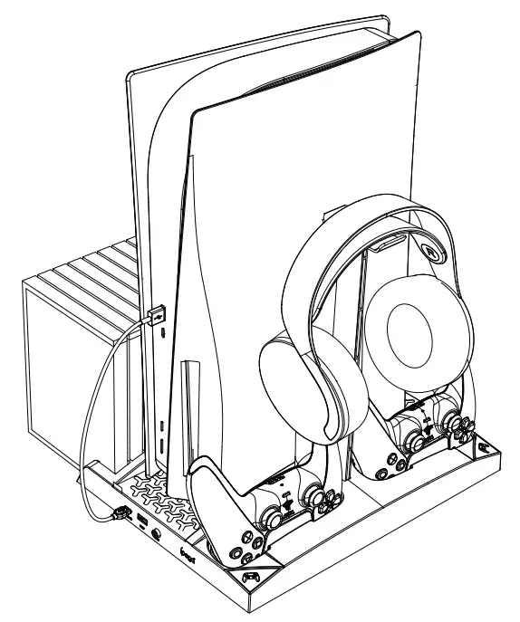 ipega PG-P5013 6 In 1 Vertical Stand for P5 -