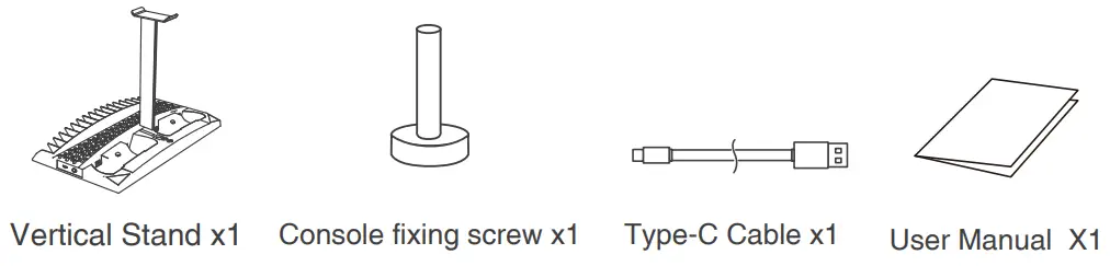 ipega PG-P5013 6 In 1 Vertical Stand for P5 - Included