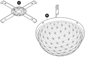 allen roth Avalyn Carat Flush - PACKAGE CONTENTS
