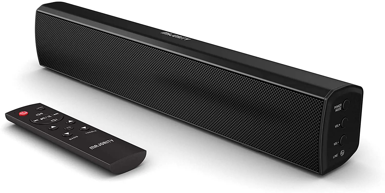 MAJORITY BOW-BAR-BLK Bowfell 2.1 Compact Bluetooth Soundbar