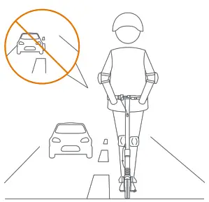 ninebot E8 E10 Electirc KickScooter - Warnings and Cautions 1