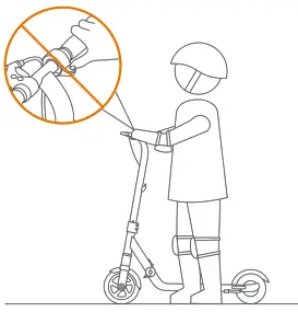 ninebot E8 E10 Electirc KickScooter - Warnings and Cautions 3