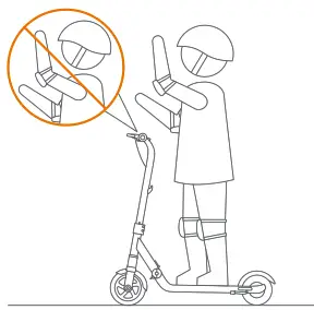 ninebot E8 E10 Electirc KickScooter - Warnings and Cautions 5