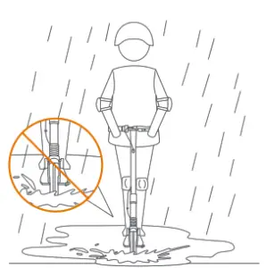 ninebot E8 E10 Electirc KickScooter - Warnings and Cautions 7