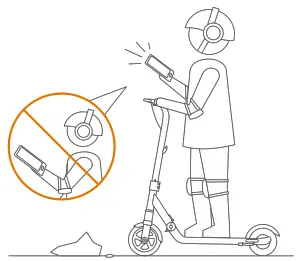 ninebot E8 E10 Electirc KickScooter - Warnings and Cautions 8