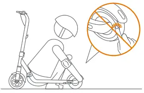 ninebot E8 E10 Electirc KickScooter - Warnings and Cautions 9