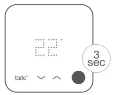 tado 104005 Wireless Smart Thermostat Starter Kit V3+ with Hot Water Control - start pairing