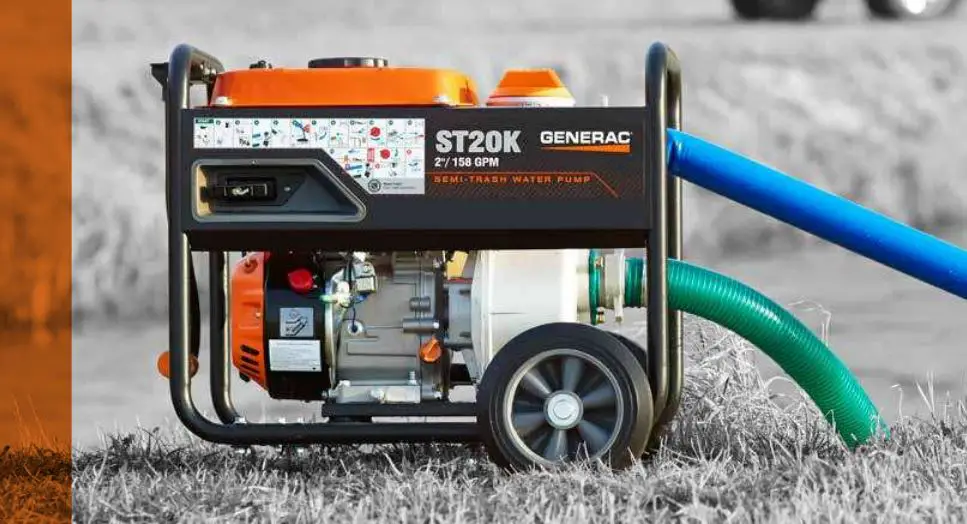 Generac Semi Trash And Trash Clean Water Pumps Instructions Generac Semi Trash And Trash Clean Water Pumps Instructions