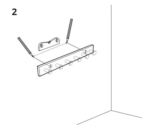 IKEA LURT Rack for 6 Knobsv fig3