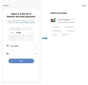 Choose your WiFi network