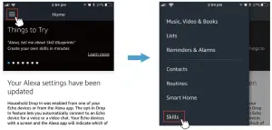 Log in your Alexa App