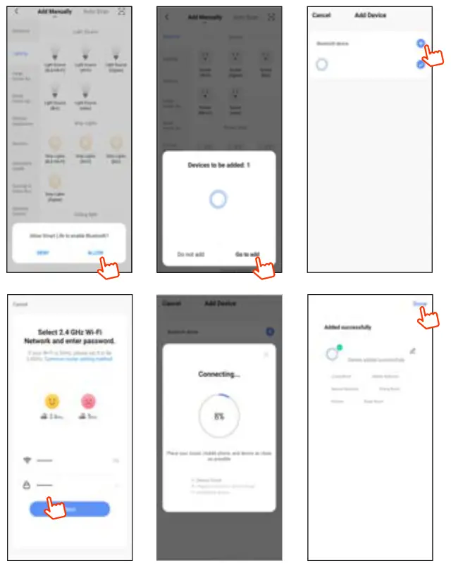 Shen Zhen Cl Lighting Technology FWWSA1 1302 Smart RGBIC Ambient Light - APP connection