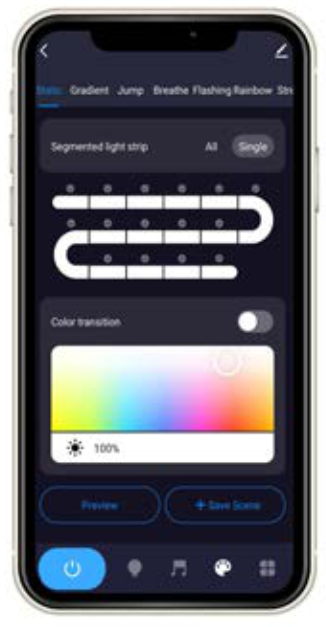 Shen Zhen Cl Lighting Technology FWWSA1 1302 Smart RGBIC Ambient Light