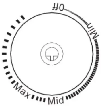 kogan KAM230UPSFA 230L Upright Fridge - knob