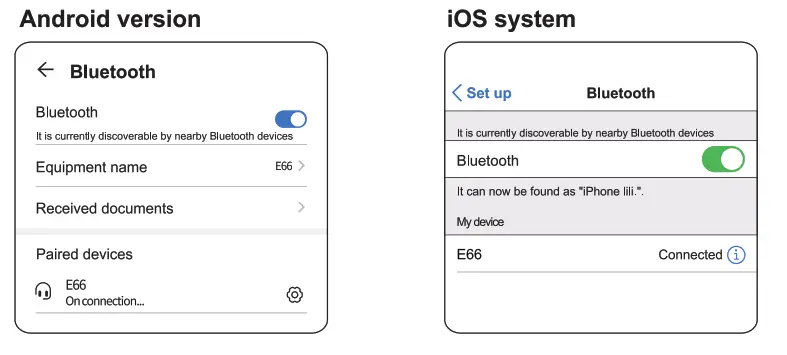 COOYEE E66 Bone Conduction Sports Earphone - Instructions for use