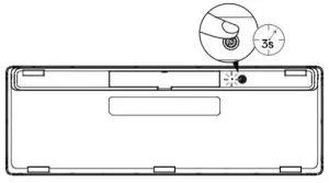 Chicony Electronics KT 2051 Bluetooth Keyboard - paring