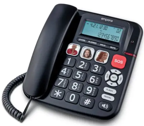 emporia KFT19·SOS Big-Button Phone with Emergency-Bracelet