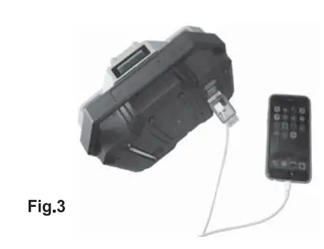 HYCHIKA AST315 Portable Radio LED Light Instruction Manual - Fig 3