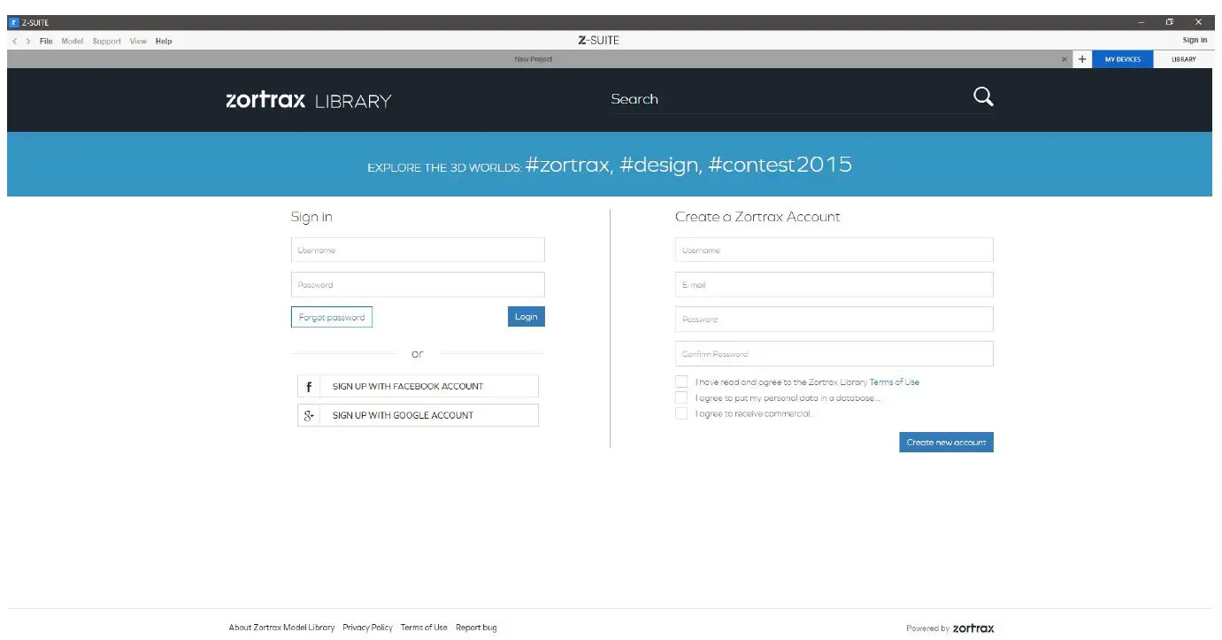 zortrax Model Library App fig 3