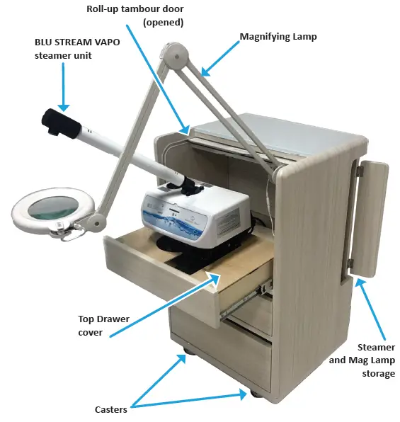 LEC HN-760613 Parker Spa Trolley fig 2