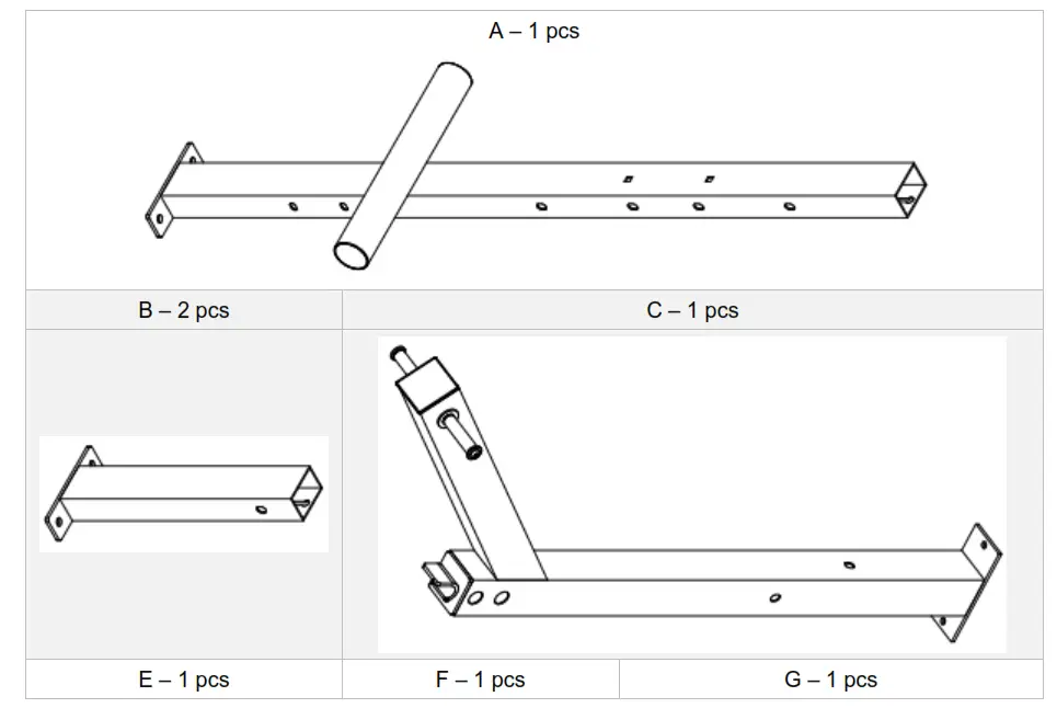 insportline Leverage Squat Calf Machine Body Solid - assembled)