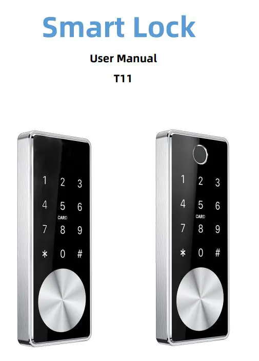 Guangzhou Lightsource Electronics T11 Smart Lock User Manual