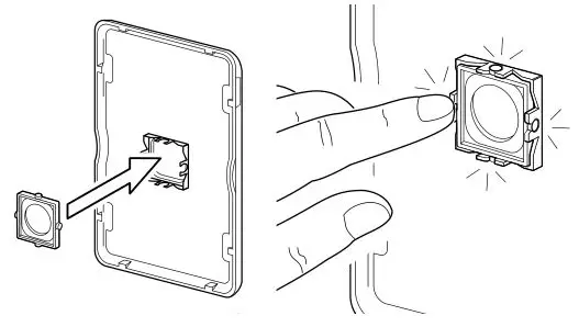 CLIPSAL Iconic Series PIR Motion Sensor Mechanism - Fitting the carrier or zone mask to the skin