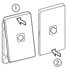CLIPSAL Iconic Series PIR Motion Sensor Mechanism - Installing the skin