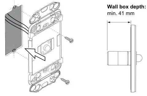 CLIPSAL Iconic Series PIR Motion Sensor Mechanism - Mounting the grid