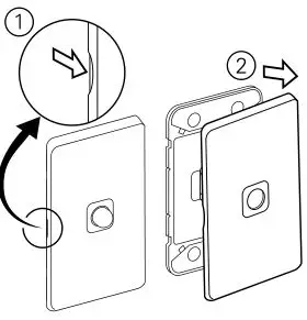 CLIPSAL Iconic Series PIR Motion Sensor Mechanism - Removing the skin