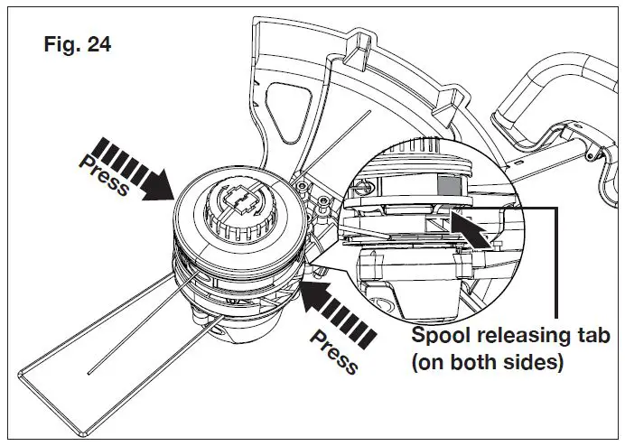 SUNJOE iON100V-16ST-CT-RM Cordless String Trimmer fig29