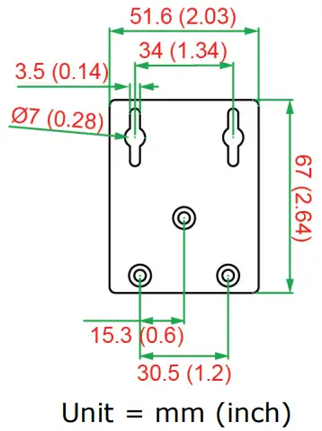 Wall Mounting (optional)