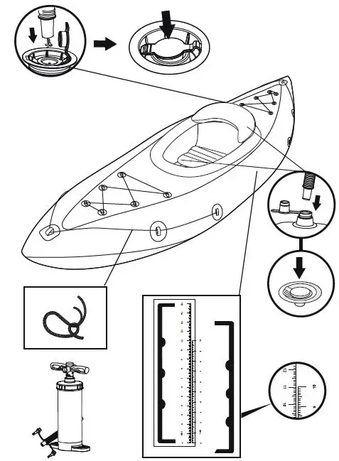 Bestway 65115 Hydro-Force Inflatable Cove Champion-3
